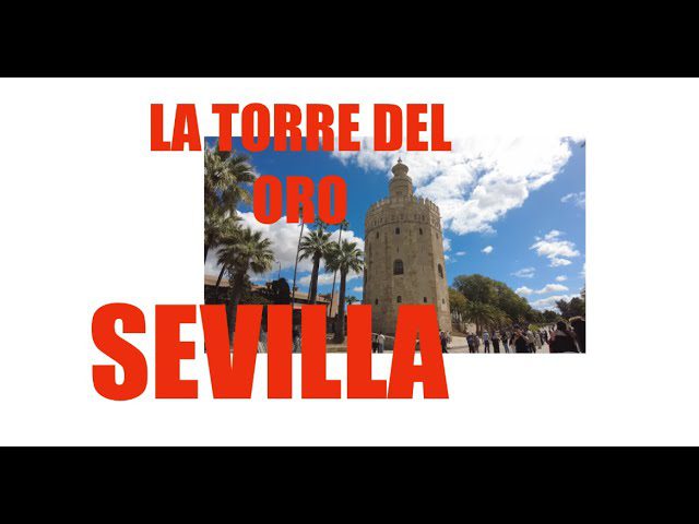 Mide la altura de la Torre del Oro en Sevilla